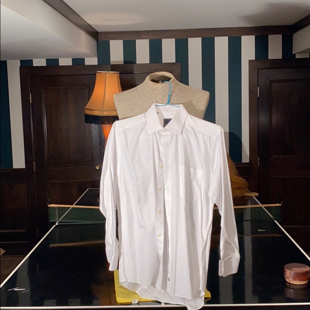 David Donahue white button down!